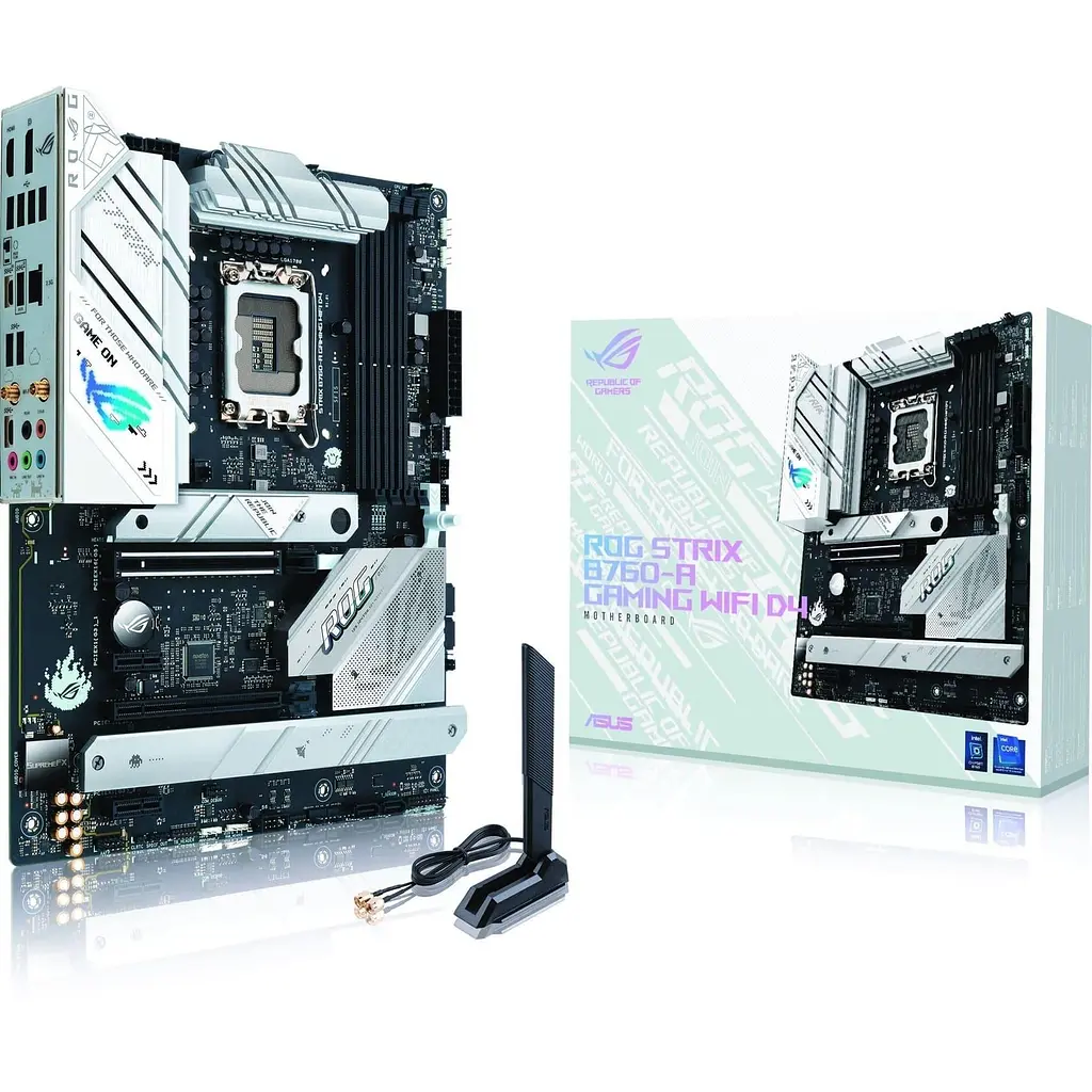 Материнська плата ASUS ROG STRIX B760-A GAMING WIFI (ROG STRIX B760-A GAMING WIFI) (Socket 1700, Intel B760, ATX) - фото 7