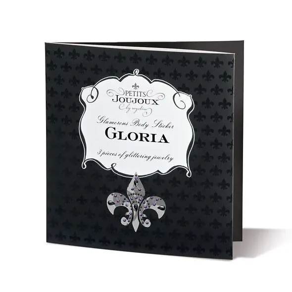 Пестиси Petits Joujoux Gloria set of 3 Red із кристалів, прикраса на груди та вульву (червоний) - фото 2