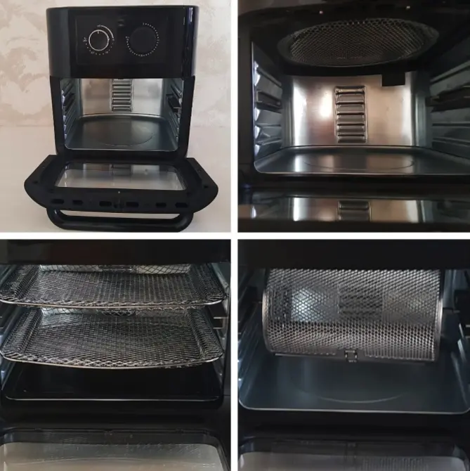 Мультипіч Аерофритюрниця духовка 12L фритюрниця Air Fryer DSP KB-2029 - фото 4