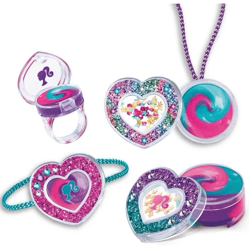 Набор детской косметики Cra-Z-Art Barbie Sparkle Lockets (34068CRA) - фото 5