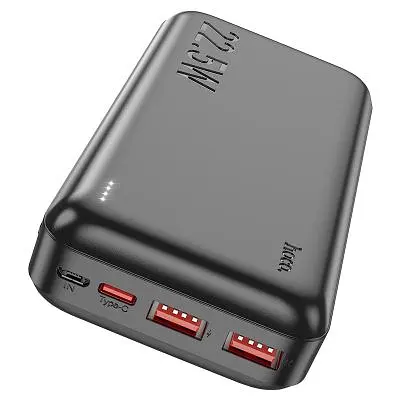 Батарея універсальна HOCO 20000mAh, 22.5W, Black (J101A / 45365) - фото 2