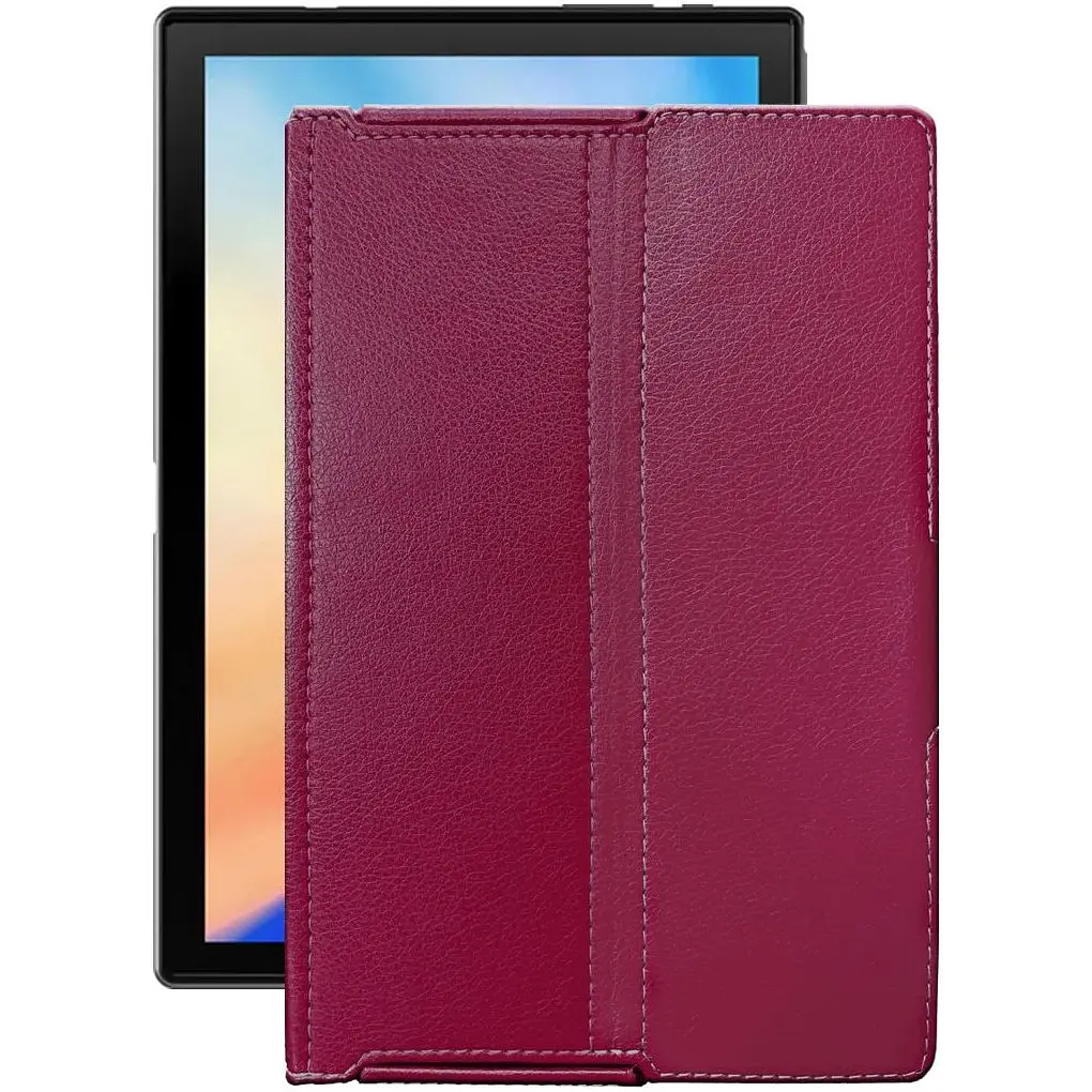 Чехол StatusCASE из экокожи для планшета Blackview Tab 8 10,1 Бордовый - фото 1