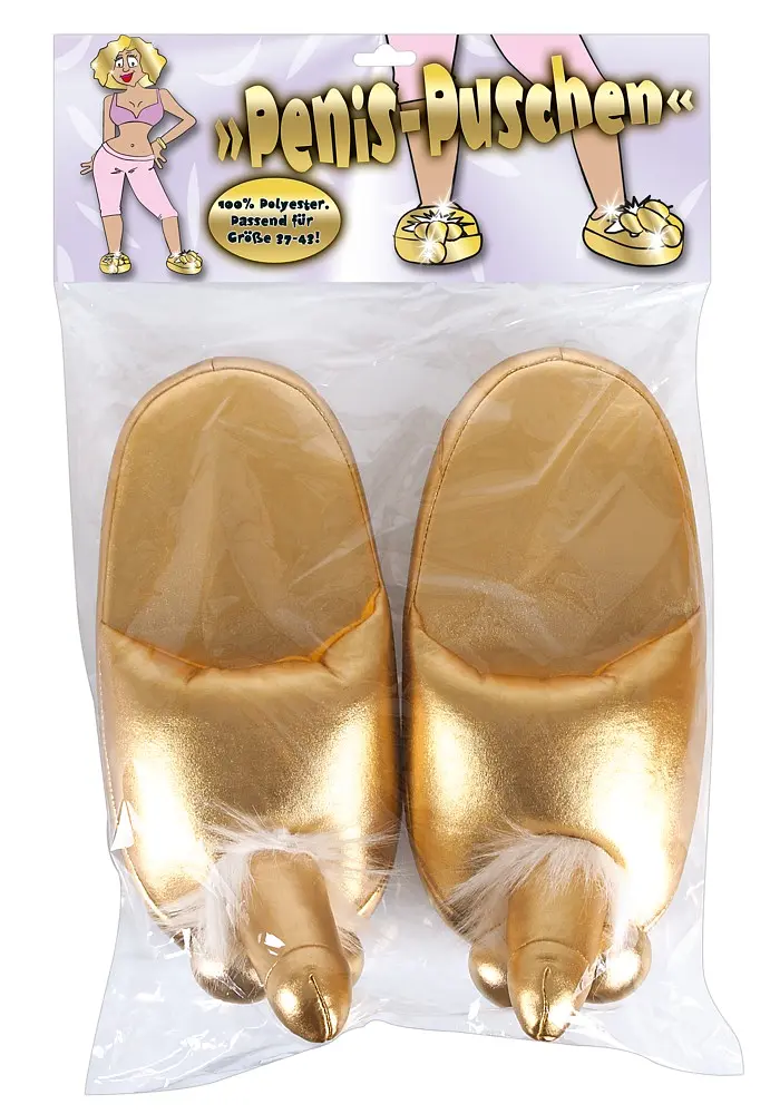 Тапочки - Golden Penis Puschen - фото 7
