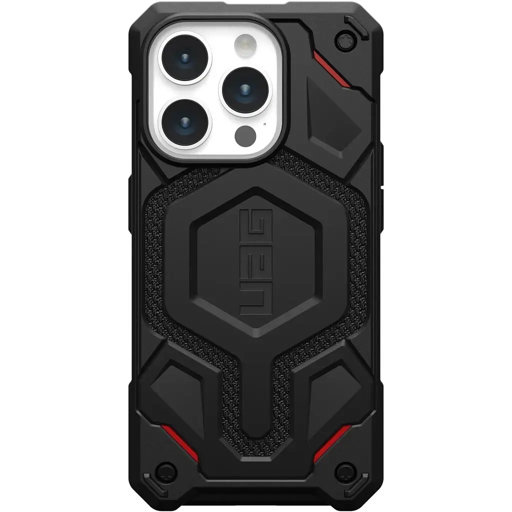 Чохол UAG Monarch Pro with MagSafe для Apple iPhone 15 Pro (114221113940) Kevlar Black