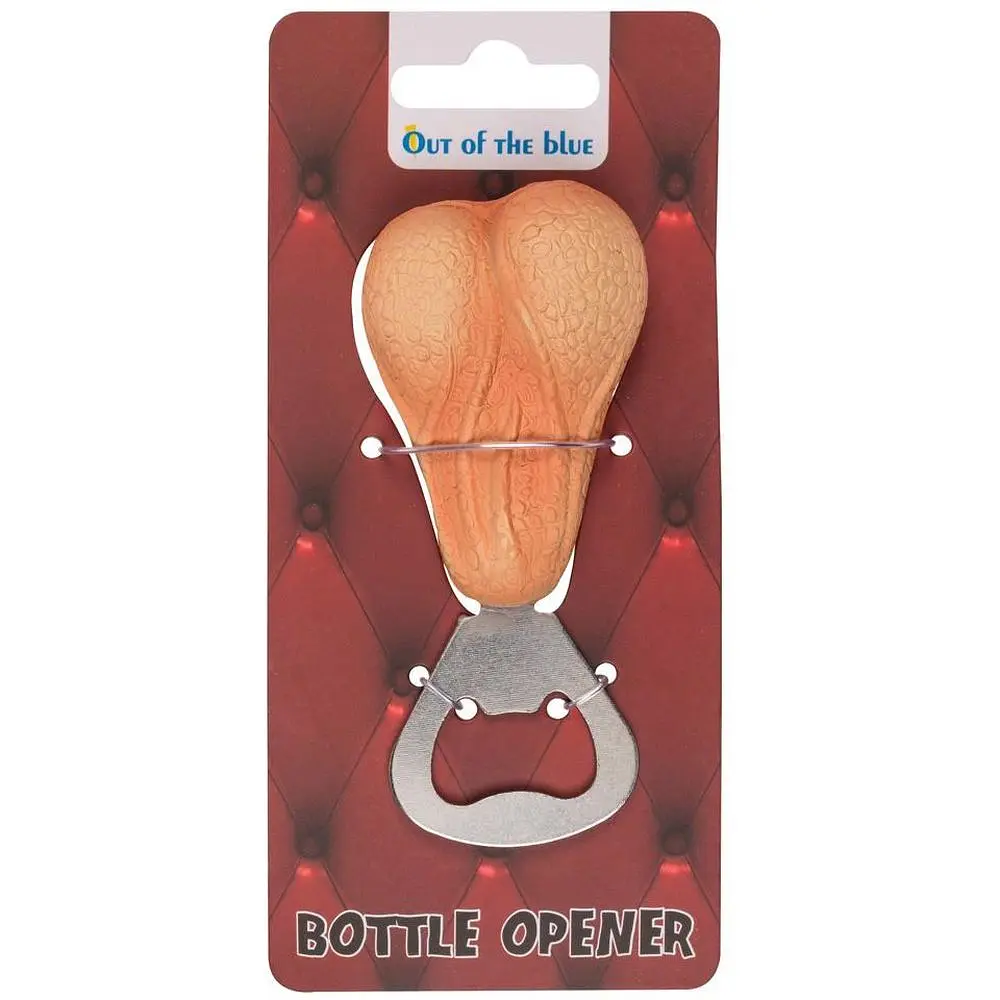 Відкривачка для пляшок Orion Sexy Bottle Opener Testicle тілесна - фото 4