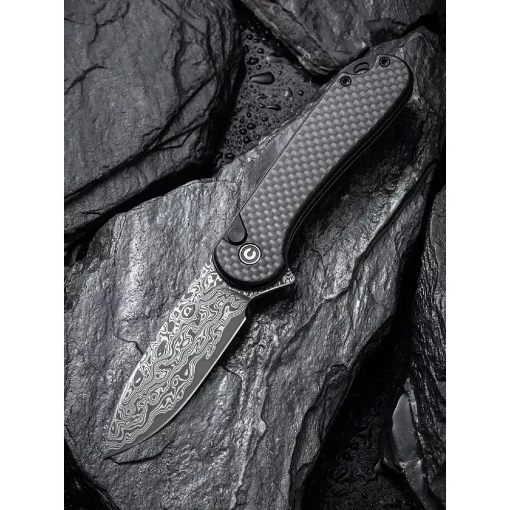 Ніж Civivi Elementum II Button Lock Damascus Black - фото 5