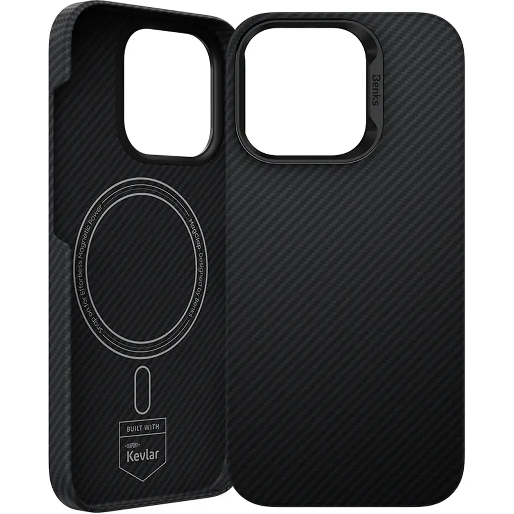 Чохол Benks ArmorAir Kevlar Case 600D MagSafe для Apple iPhone 16 Pro Black (6948005904951) [117760] - фото 2
