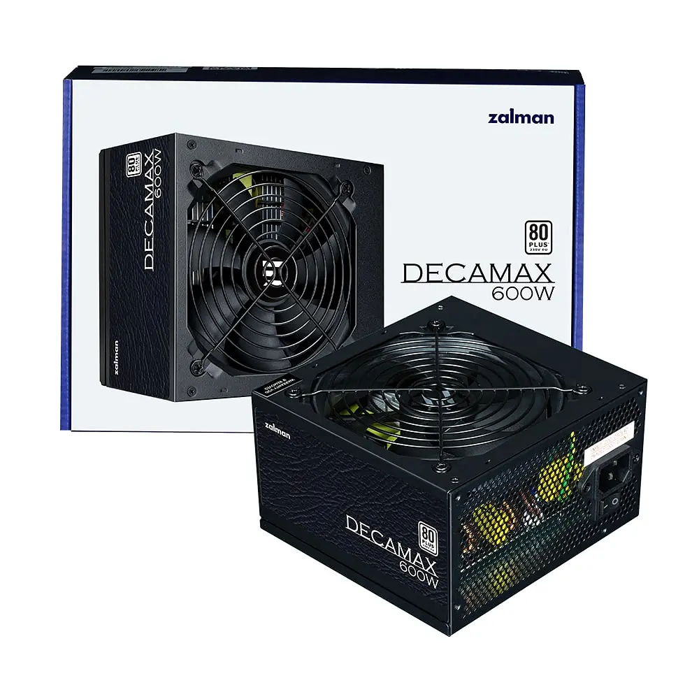 Блок живлення Zalman Decamax (600W) 85%, 80 Plus, 120мм, 1xMB 24pin(20+4), 1xCPU 8pin(4+4), 3xMolex, 6xSATA, 2xPCIe 8pin(6+2) - фото 7