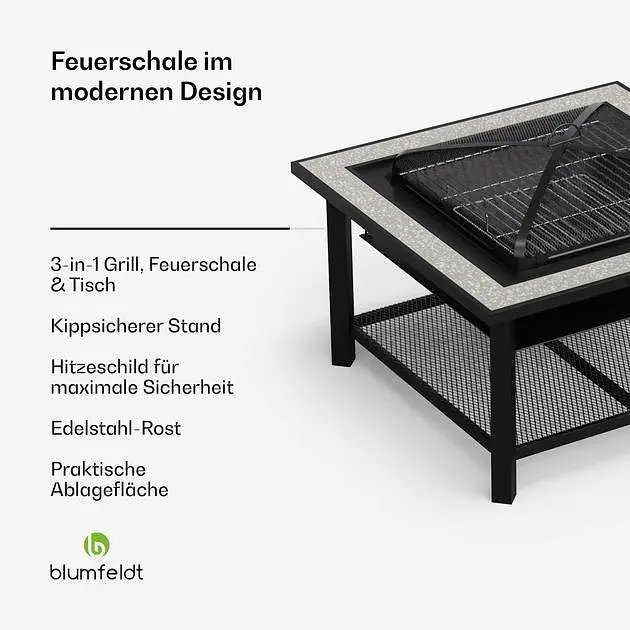 Мангал барбекю гриль Blumfeldt Merano Avanzato 3 в 1 (10041254) - фото 2