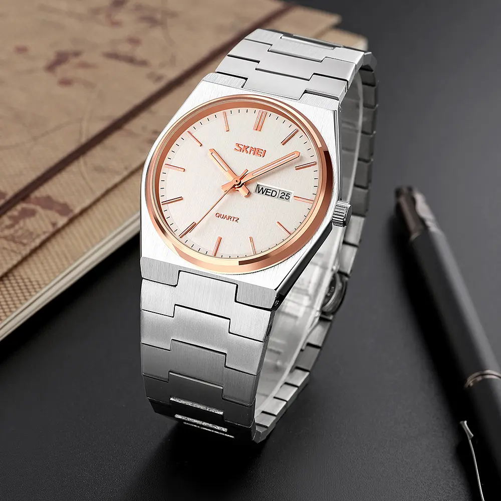 Наручные часы мужские 9288SIRGSI Silver-Rose Gold-Silver Skmei acs0029794 - фото 4