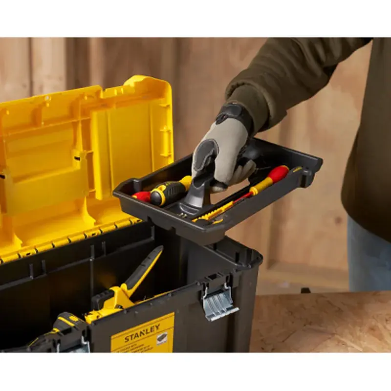 Ящик для інструментів Stanley ESSENTIAL, 482 х 254 х 250 мм (19"), пластиковий (STST75787-1) - фото 6