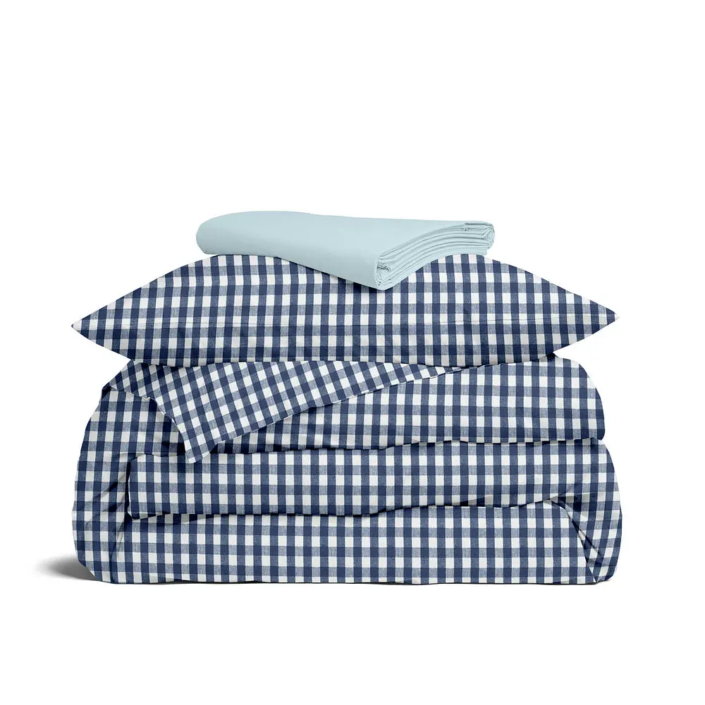 Дитяча постільна білизна в ліжечко NAVY CHECK COSAS (4822052404119)