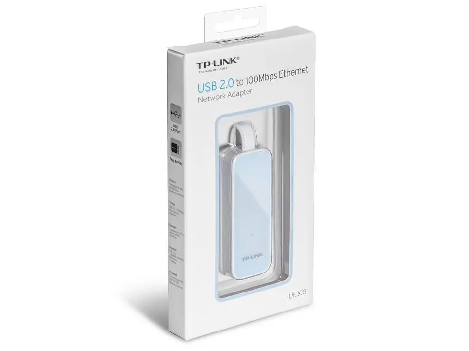 Мережевий адаптер NET ADAPTER USB2 10/100M UE200 TP-LINK - фото 5