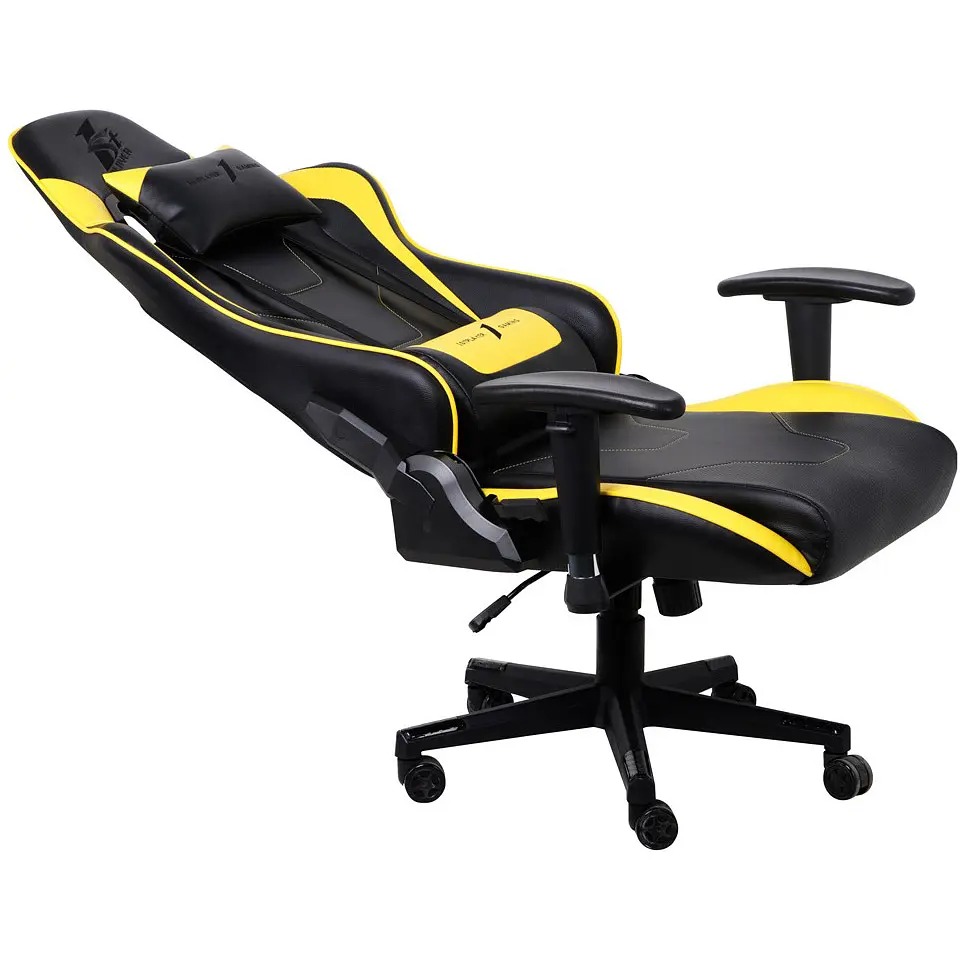 Геймерське крісло 1stPlayer FK2 Black/Yellow [121655] - фото 6