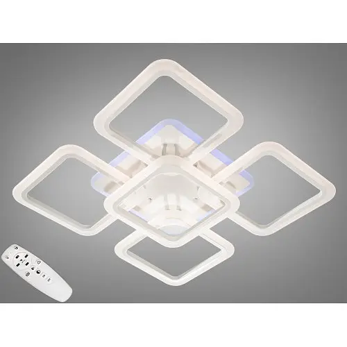 Люстра Linisoln 5588-4+1 WH LED-3 LED з пультом, біла, 3 режими освітлення, 105 Вт - фото 2