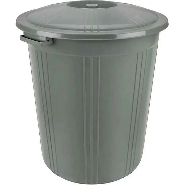 Смітник АКАY PLASTIK "Eco" круг. з/кр. (51,5x56x59,5см) Сірий
