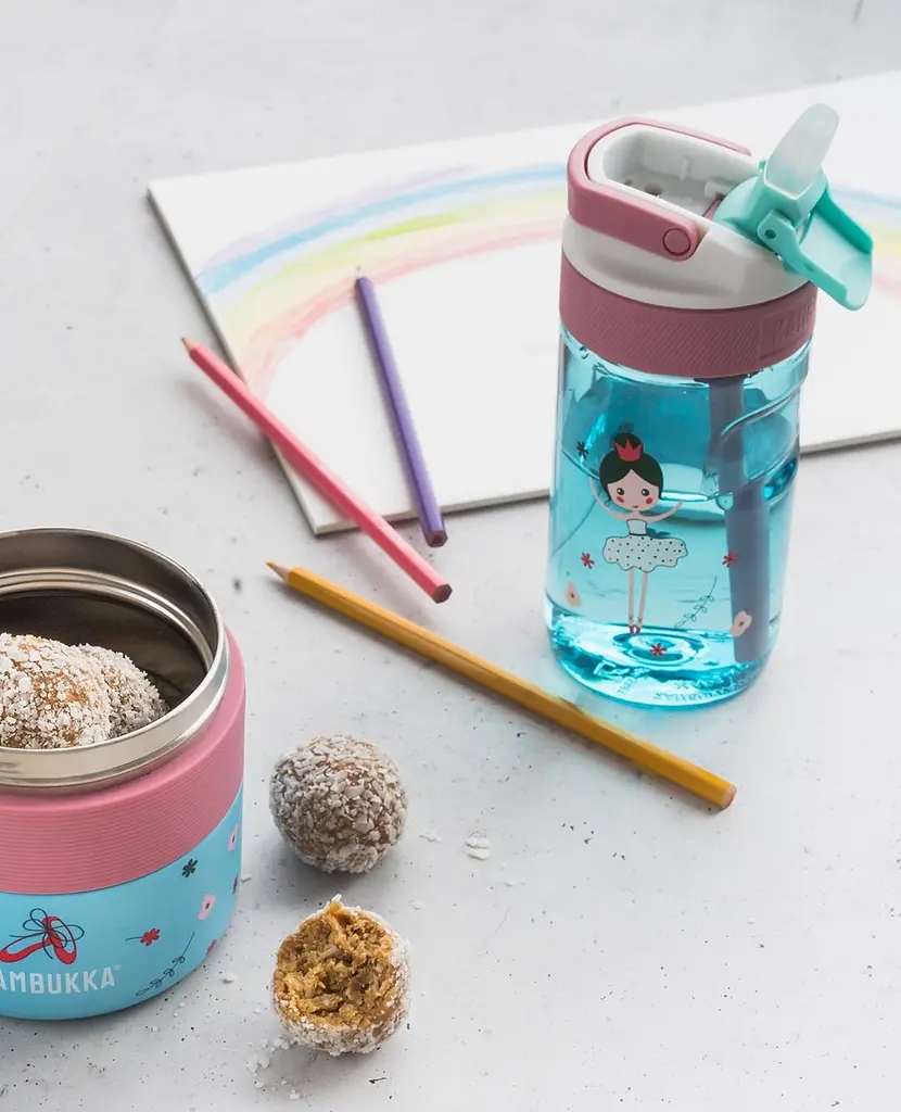 Термоконтейнер для їжі Kambukka Bora Prima Ballerina, 400 мл, бірюзовий з рожевим (11-06002) - фото 6