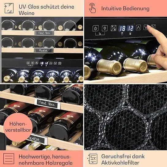 Винный холодильник встроенный Klarstein Vinsider 36 (10033682) - фото 6