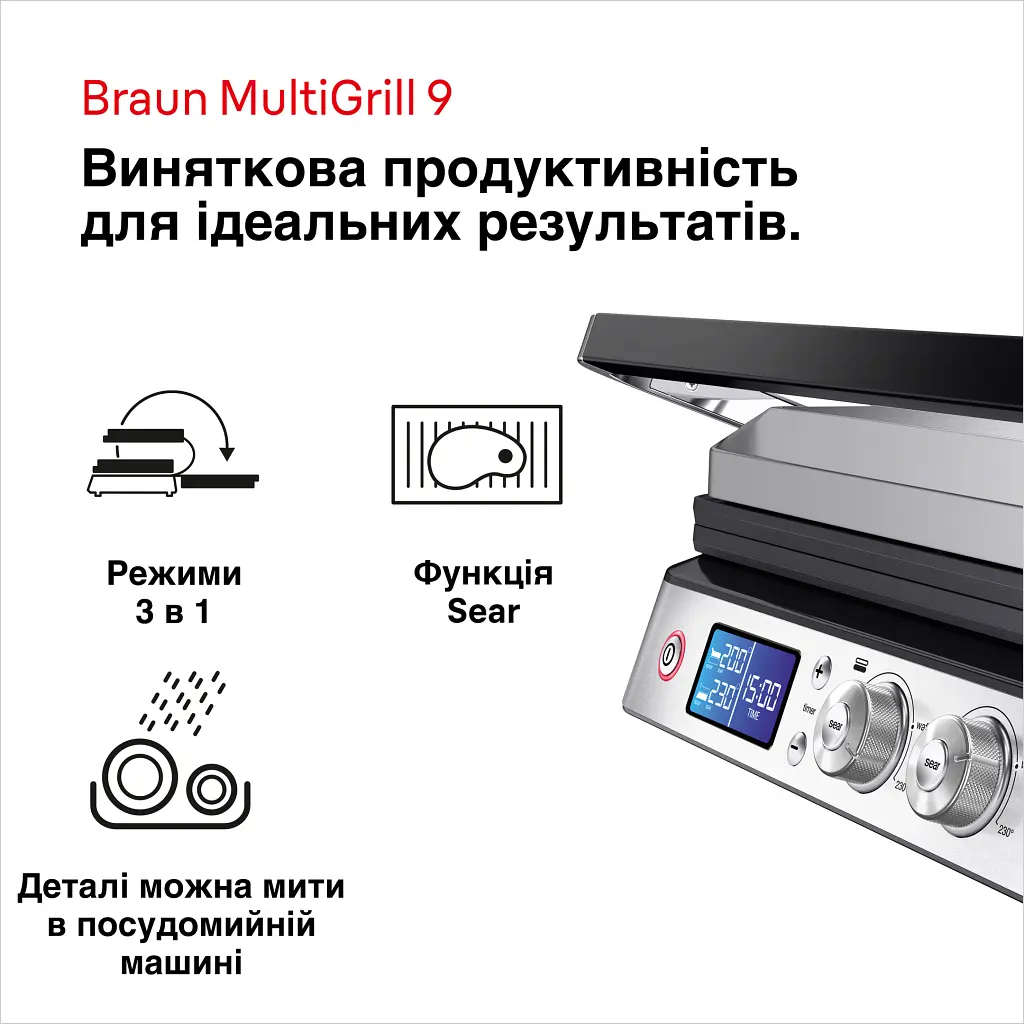 Електрогриль Braun CG 9047 - фото 3