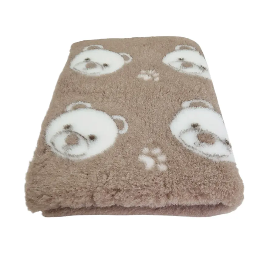 Килимок для собак Vetbed Mink Teddy Bear Pattern 80х100 см - фото 2