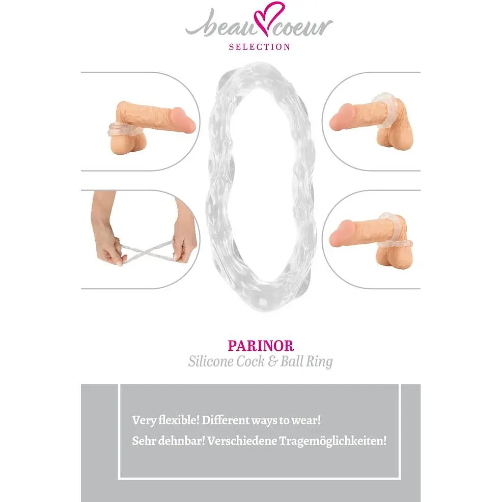 Кільце ерекційне Beau coeur Parinor Silicone Co - фото 5