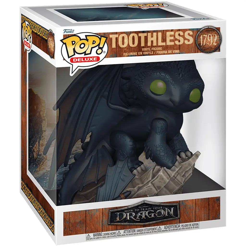 Ігрова фігурка Funko Pop! How to Train Your Dragon Toothless на скелі (86140) - фото 2