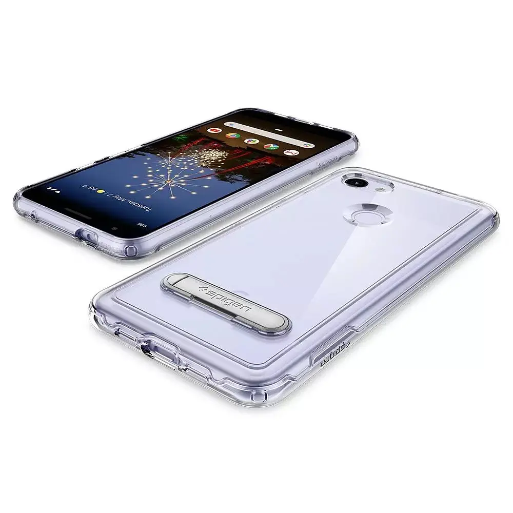 Чохол прозорий із підставкою Spigen Slim Armor F22CS26217 для Google Pixel 3a XL (6") Clear - фото 3