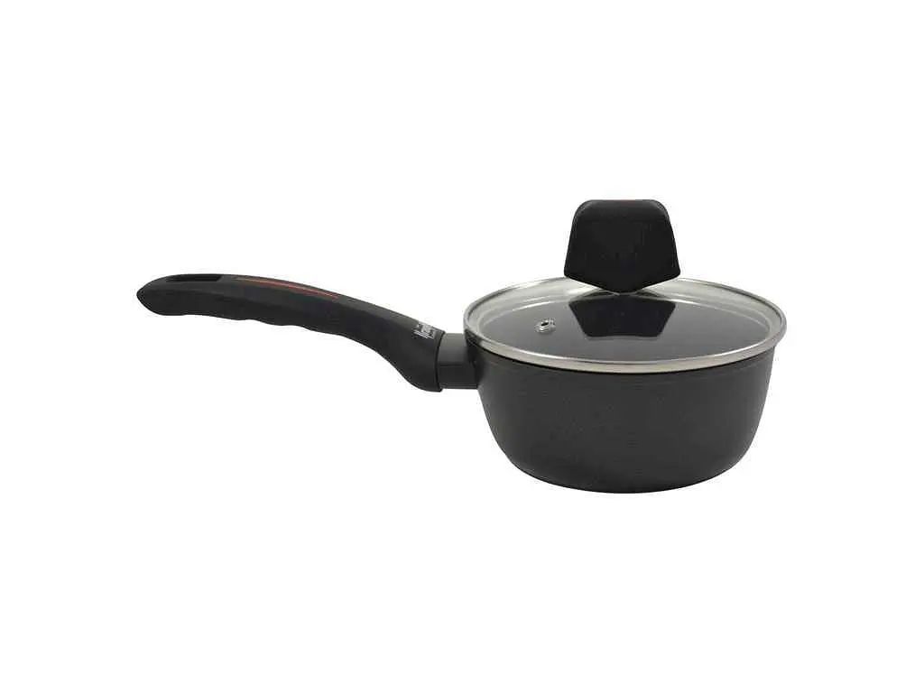 Ківш KRAUFF зі скляною кришкою 1л 16см Smart Fry з - фото 2