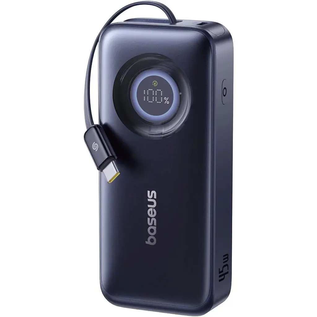Зовнішній акумулятор Baseus EnerCore CR11 10000mAh 45W Black (E0027G00) [161313] - фото 3