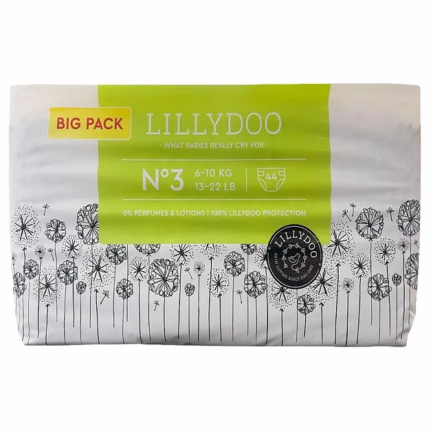 Підгузники LILLYDOO 3 Midi (6-10 кг) 44 шт