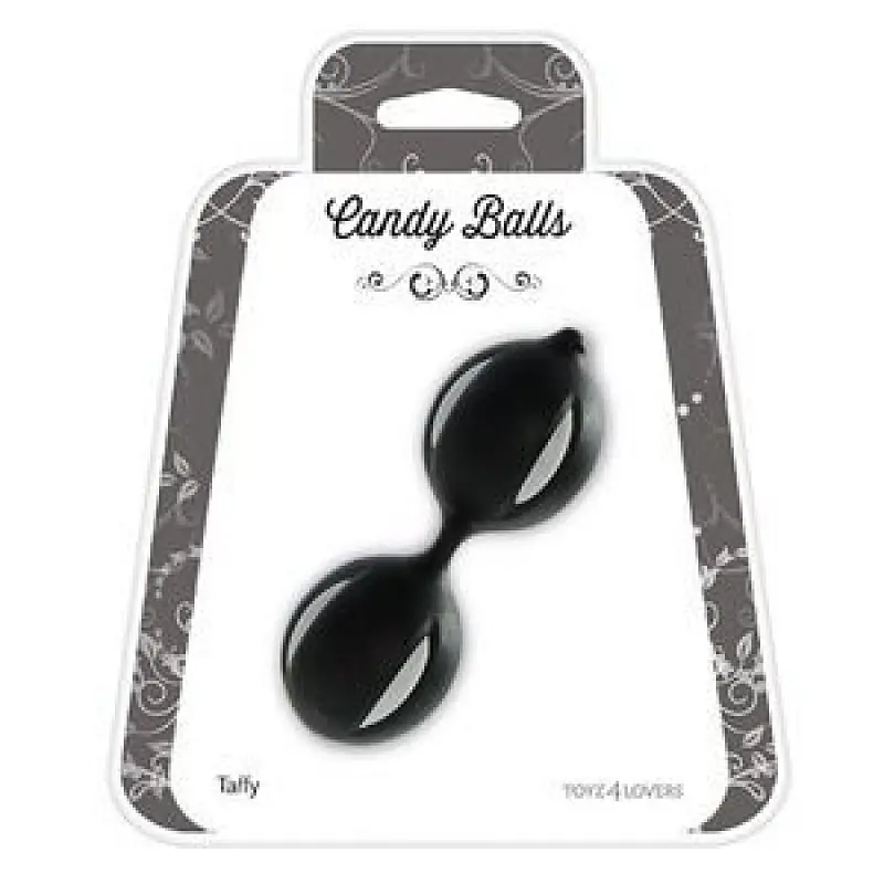 Вагинальные шарики Toyz4lovers Candy Balls Taffy черные 10x3.5 см - фото 2