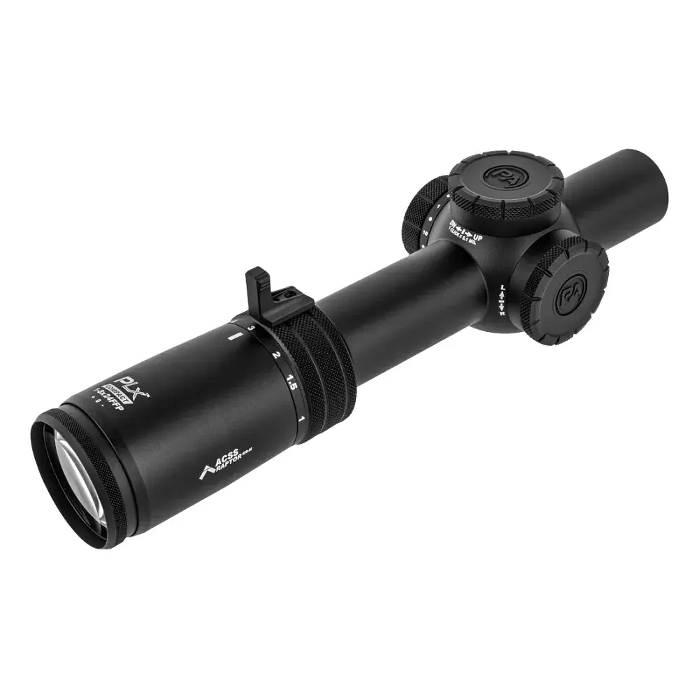 Приціл оптичний Primary Arms PLxC 1-8x24 F1 сітка ACSS Raptor M8 5.56/.308 Meter з підсвічуванням - фото 3
