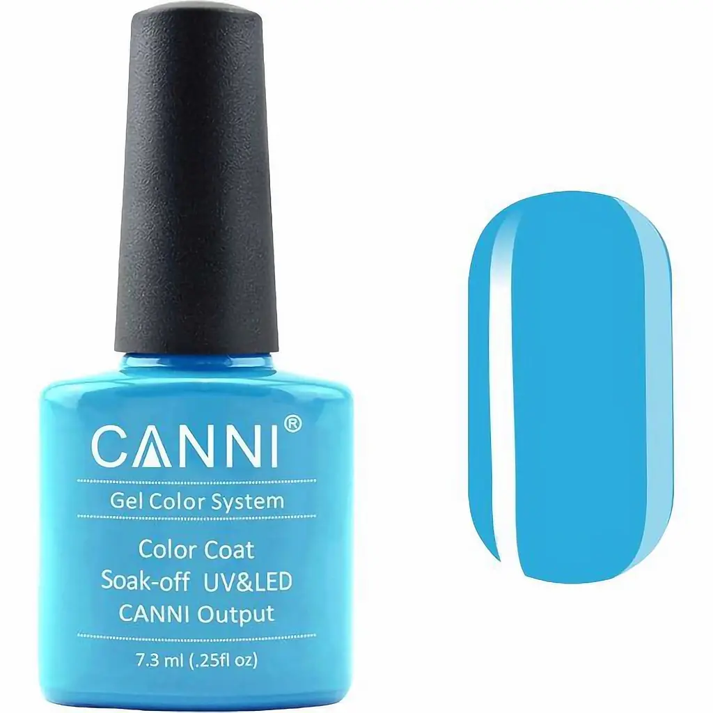Гель-лак Canni Color Coat Soak-off UV&LED 36 аквамарин 7.3 мл - фото 1