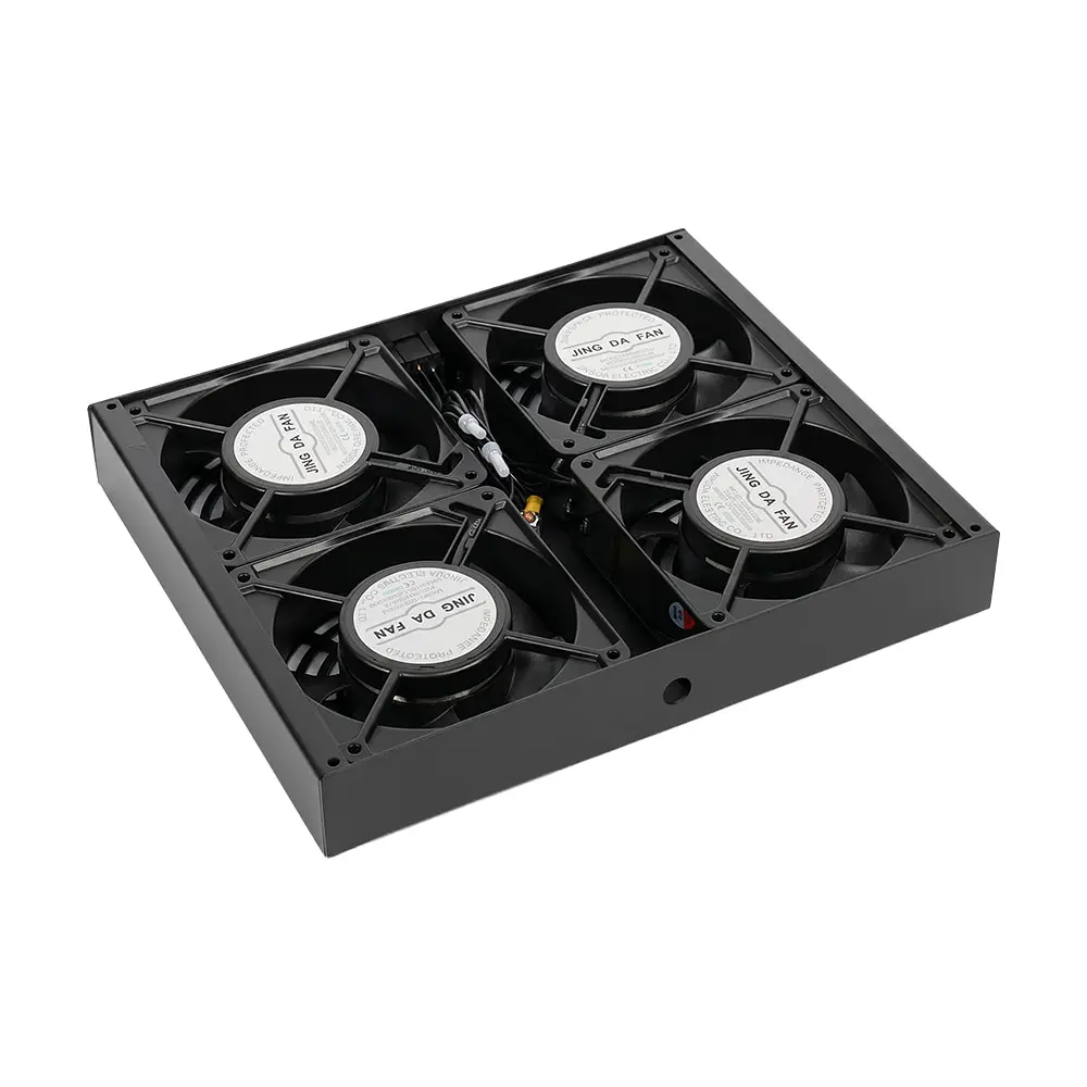 Вентилятор до комутаційних шаф глибиною 800 мм Trinix TRX-FAN4 Black (25-00128) - фото 6