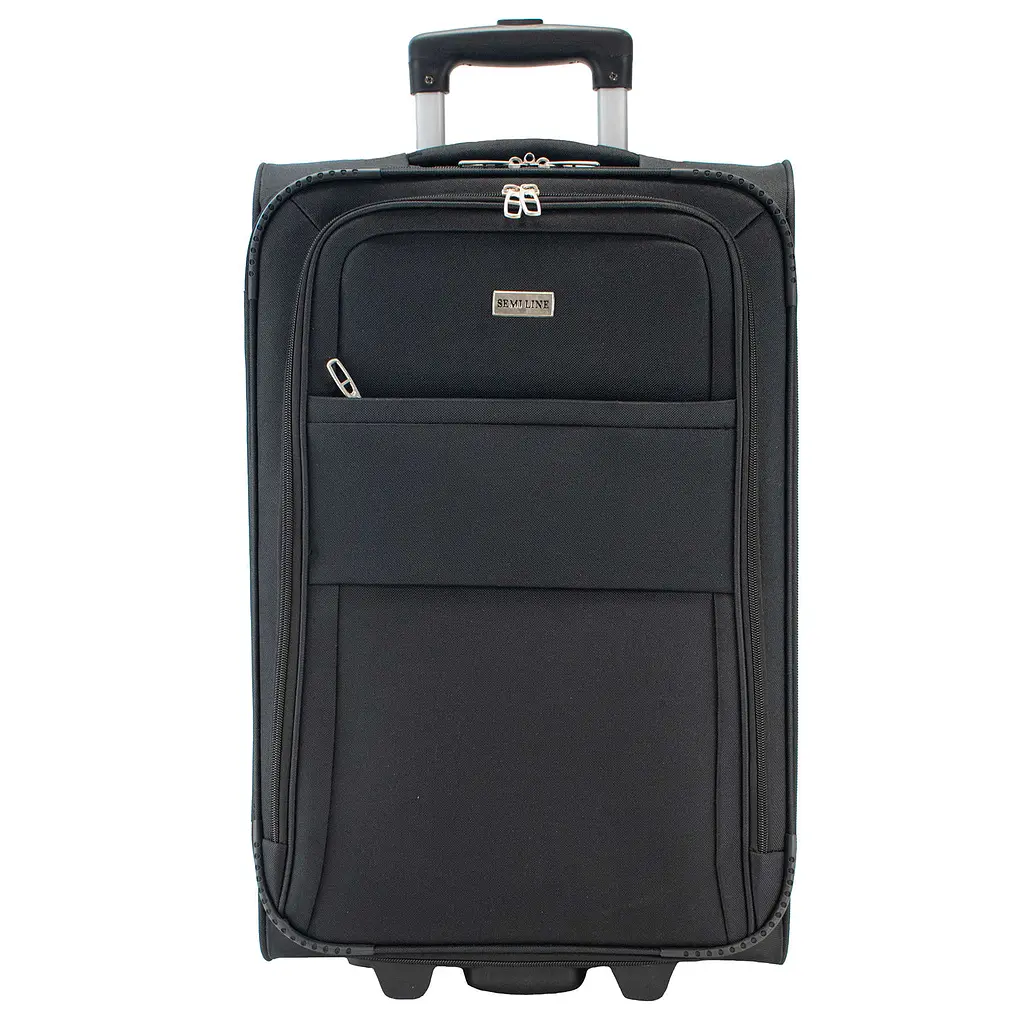 Валіза середня Semi Line 22 дюйми (M) Polyester 600D Black (T5601-2) - фото 3