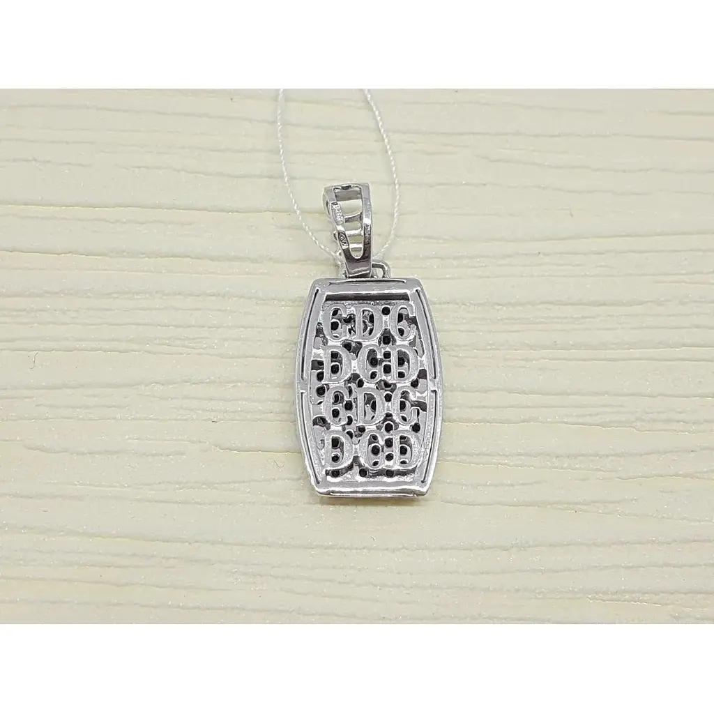 Срібна підвіска Tango з нанокристалами. 160335с - фото 3