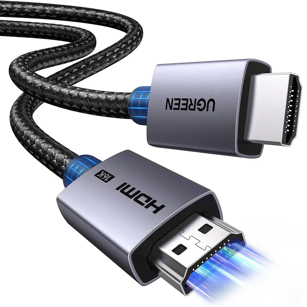 Кабель HDMI UGREEN HD186 2.2 16K 60 Гц 2 м чорний (65900)