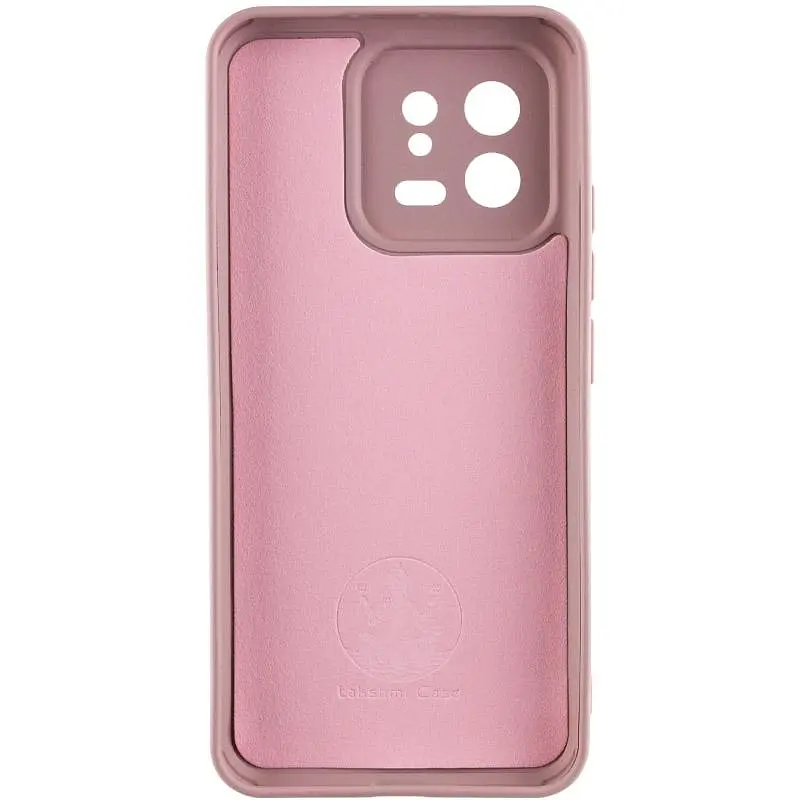 Чехол TPU GETMAN Liquid Silk Full Camera для Xiaomi 13 Pro Розовый / Pink Sand - фото 3