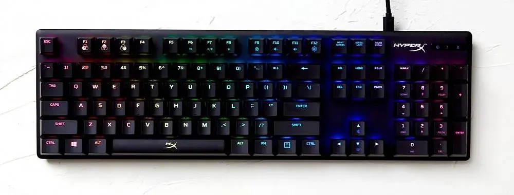 Клавіатура HyperX Alloy Origins PBT HX Aqua [639N5AA] [82132] - фото 3