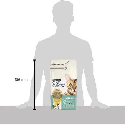 Сухий корм для кішок Purina Cat Chow Hairball з куркою 1.5 кг (5997204514486) - фото 3