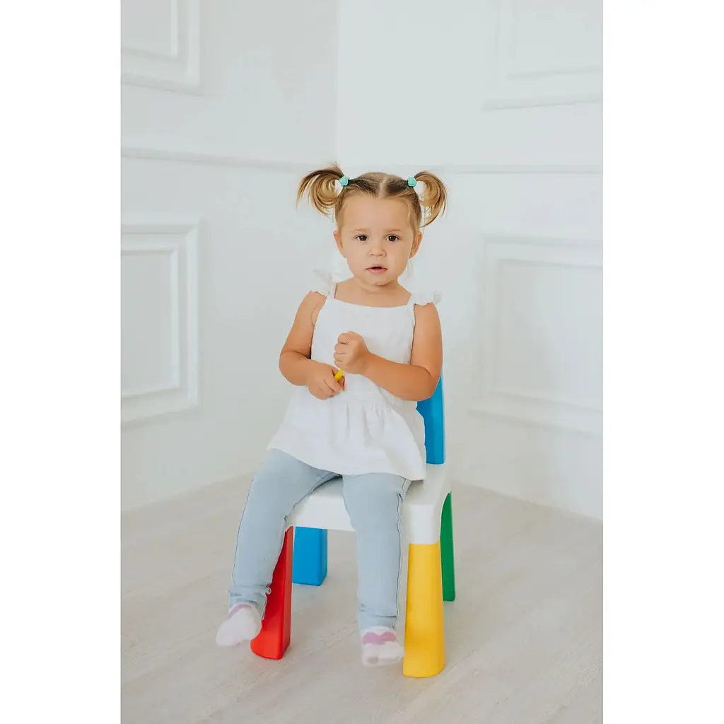 Комплект Poppet Color Blue: стілець + подушка на стілець 55x28x28 см (PP-003B-G) - фото 4