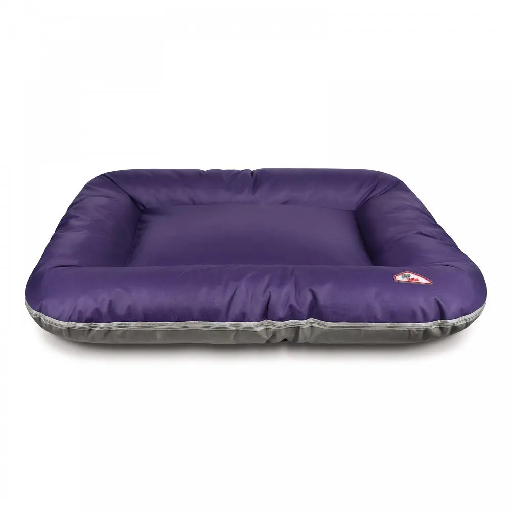 Лежак Pet Fashion Askold 4 для собак фіолетовий/сірий 80x60x13 см - фото 2