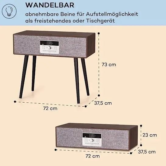 Проигрыватель винила Auna Julie Ann (10041389) - фото 6