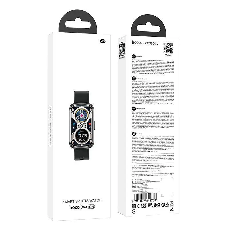 Smart sports watch Hoco Y25 Track, HeartRate, IP68 - фото 2