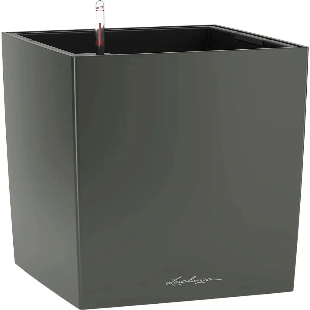 Вазон Lechuza Cube Premium 30/30/30 антрацит (16463)