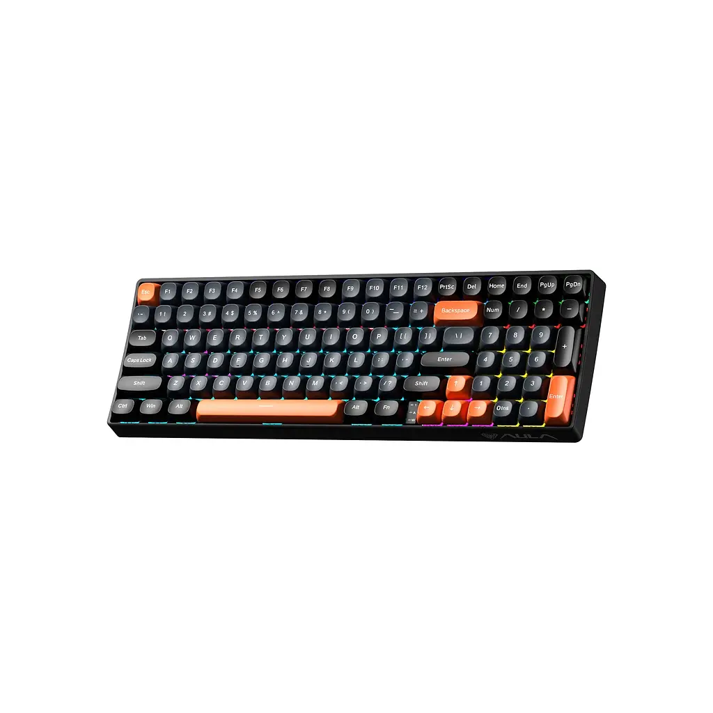 Клавіатура Aula S100 Brown Switch USB UA Black (6948391203157) - фото 2