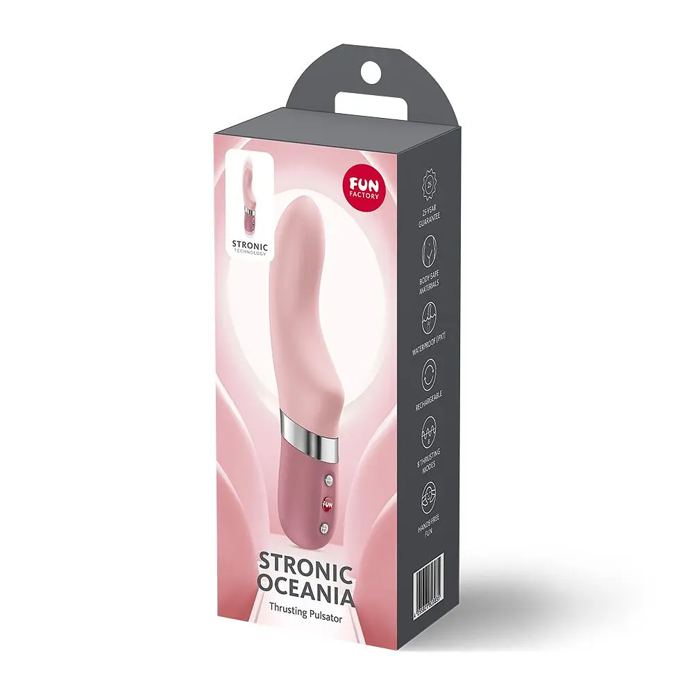 Пульсатор Fun Factory Stronic Oceania Soft Pink, 8 режимів роботи, перезаряджуваний - фото 9