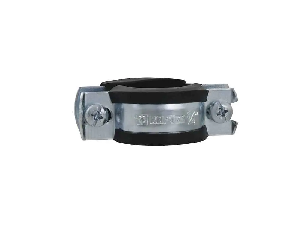 Хомут RAFTEC для кріплення труб, DN 20, 3/4", ф26-28 мм, гайка М8/10, (2шт.уп.) RHO-2628 - фото 5