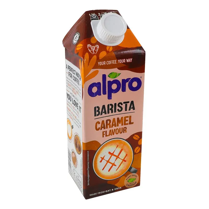 Напиток овсяно-соевый Alpro Barista со вкусом карамели 750 мл - фото 3
