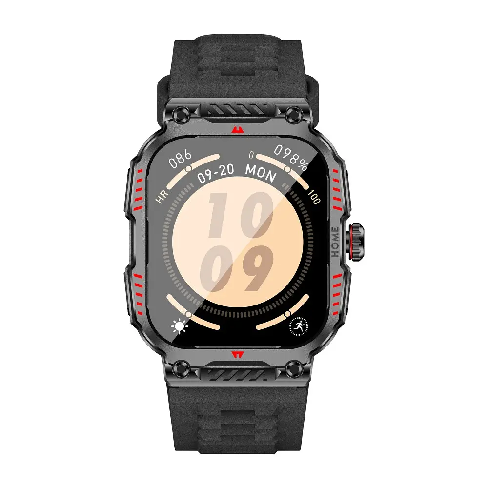 Смарт-годинник W&O X7 Plus 44mm. 300 mAh. IP67 Black - фото 4